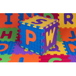 Puzzle detská podložka – rôzne tvary abeceda